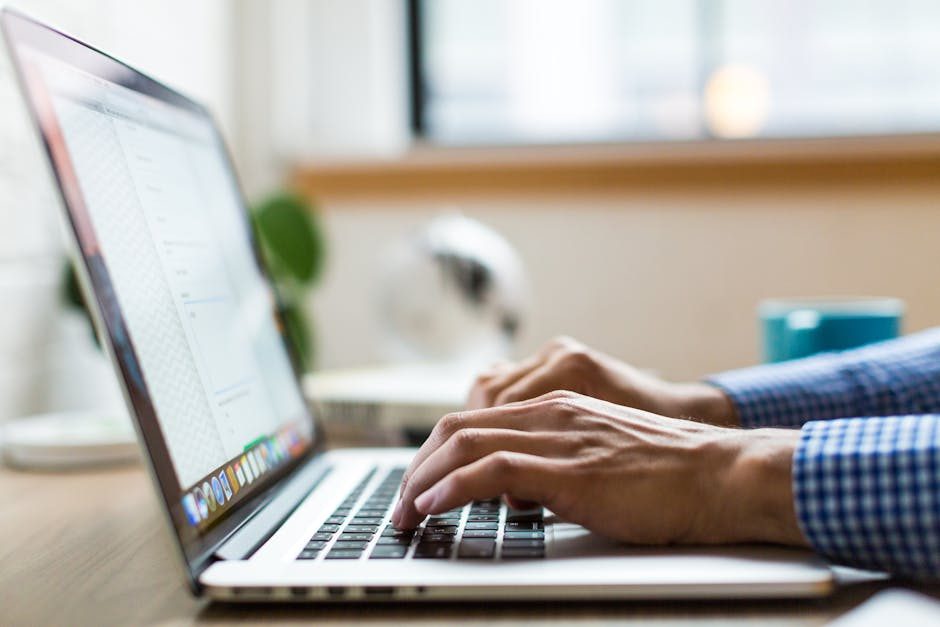Laptop showing email marketing dashboard with analytics and automation workflows.