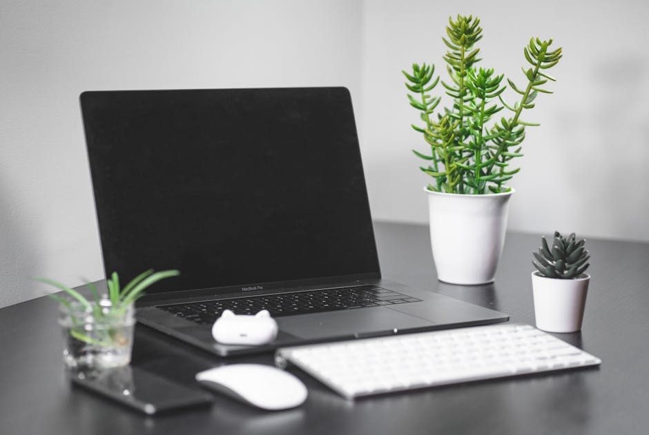 Close-up of a tidy desk with receipts, documents, and office stationery for business organization.